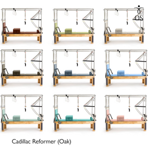 Grid of Cadillac Reformers in various colors on a white background