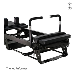 Heavy-duty adjustable handlebars on the front and rear of the Jet Reformer for upper body stability and dips.