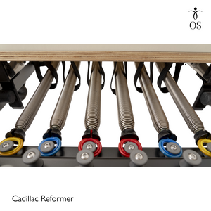 Close-up of a Cadillac Reformer with springs 