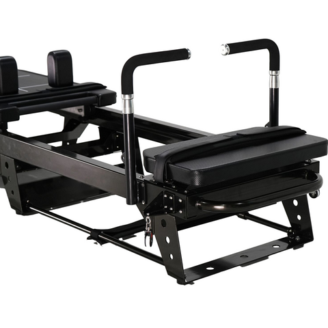 Heavy-duty adjustable handlebars on the front and rear of the Jet Reformer for upper body stability and dips.