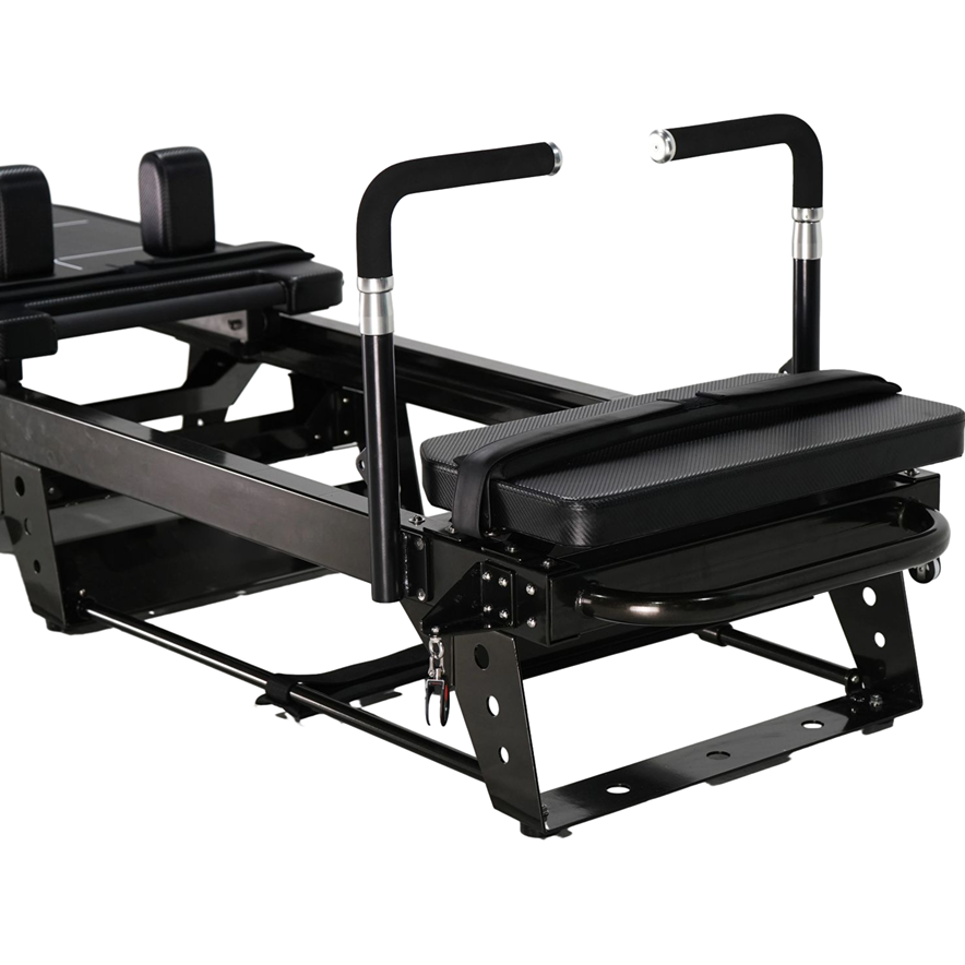 Heavy-duty adjustable handlebars on the front and rear of the Jet Reformer for upper body stability and dips.