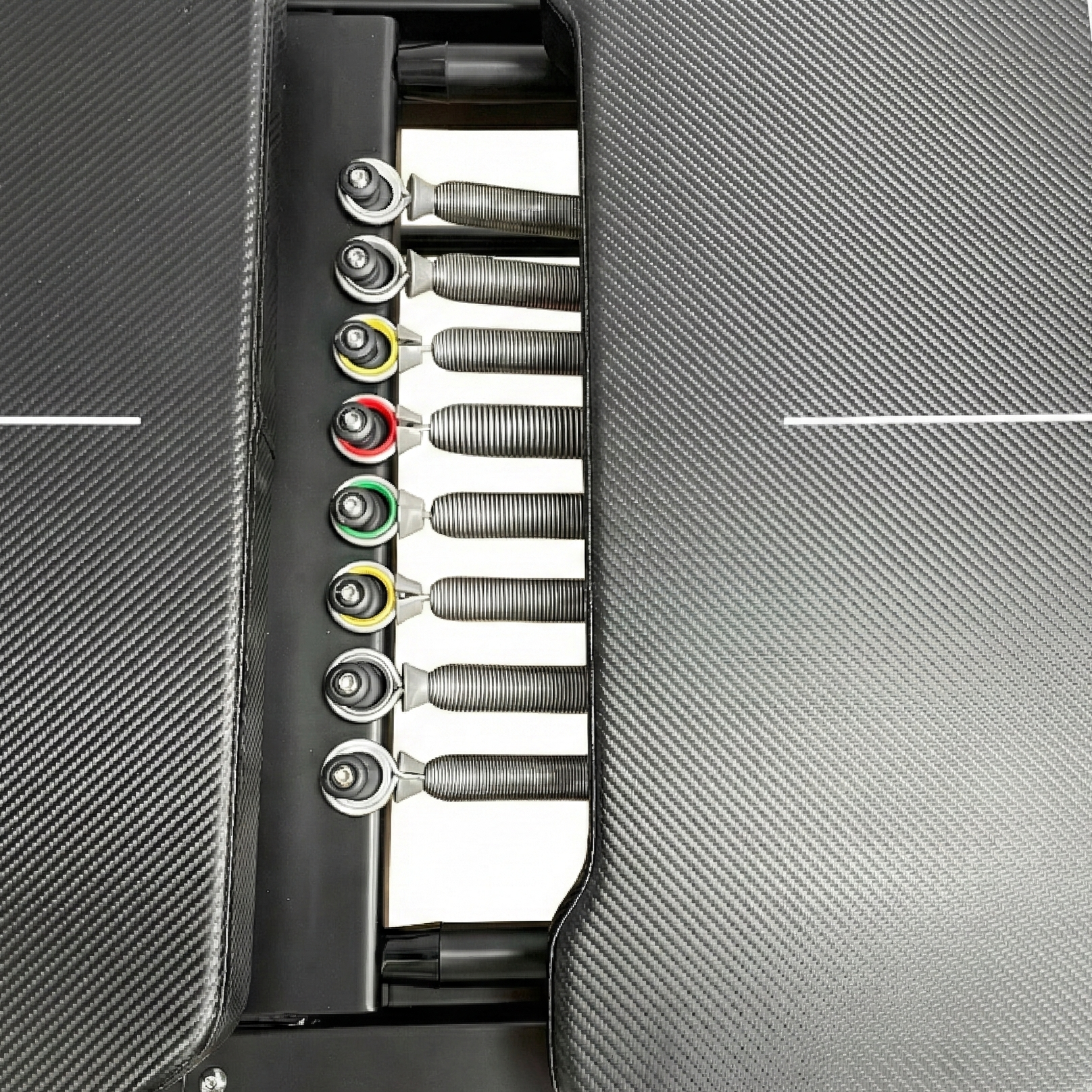 Industrial-grade high-tension springs on the Jet Reformer, designed to provide maximum resistance for slow-twitch muscle failure training.