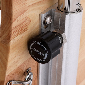 Adjustable side handles on the Timber Chair to assist with balance and suspension exercises.